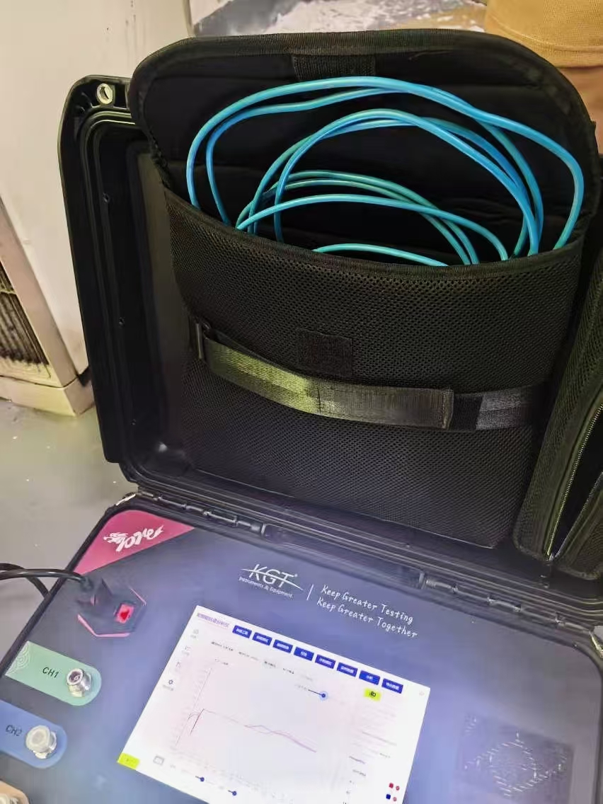 電纜故障檢測(cè)現(xiàn)場(chǎng)