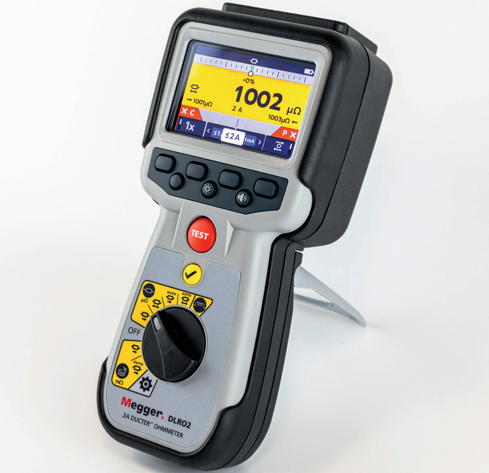 DLRO2手持式歐姆表微歐計2A低電阻測試儀